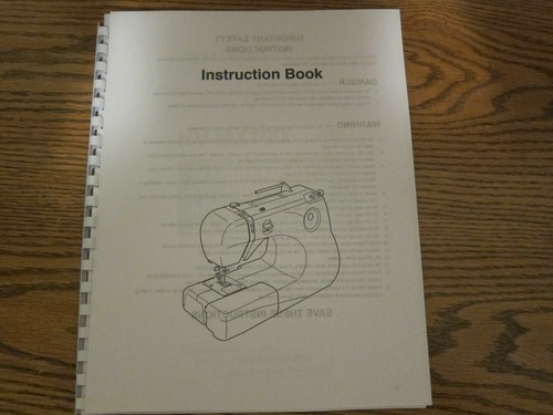 Owners manuals for singer - for,